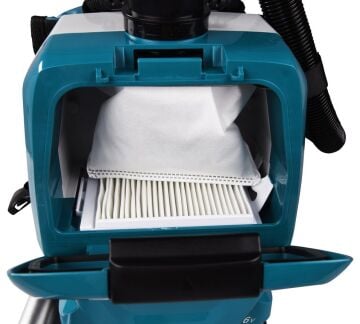 MAKİTA DVC 261Z  Akülü Sırt Tipi Süpürge Makinası (Akü ve Şarj Aleti Hariç)