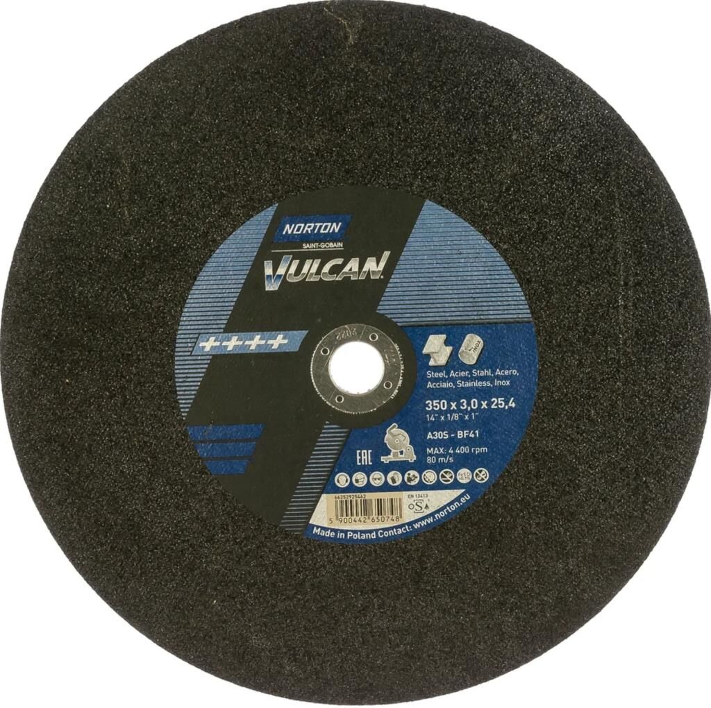 NORTON Vulcan 350 mm Profil Kesme Taşı (66252925462)