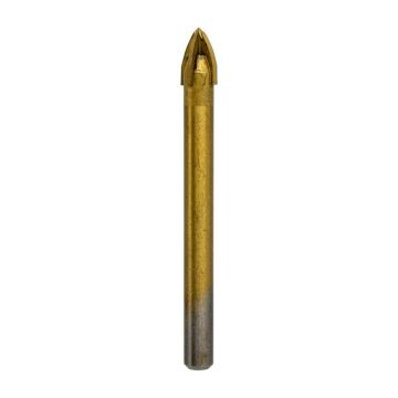 6176 Ok Tipi 4 Elmaslı Cam Fayans Delme Matkap Ucu 10 mm