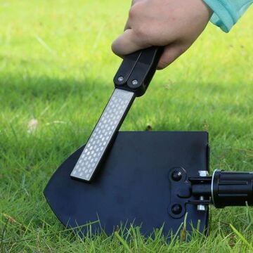 DMD LX-1202 Katlanır Cep Tipi Outdoor Hızlı Bıçak Bileme Aparatı Çift Taraflı