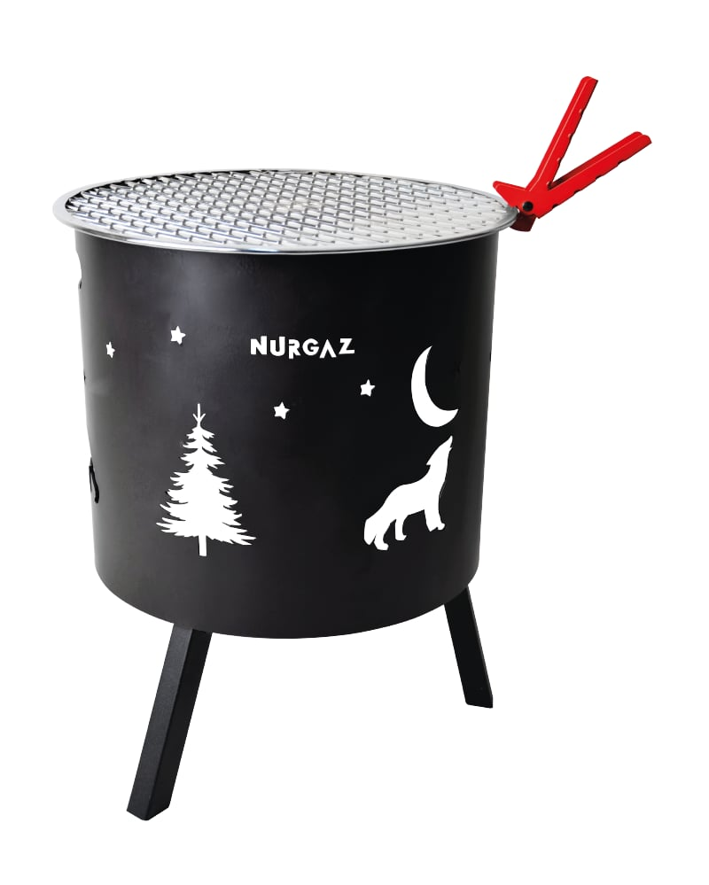 NURGAZ Orman Şöminesi Izgaralı