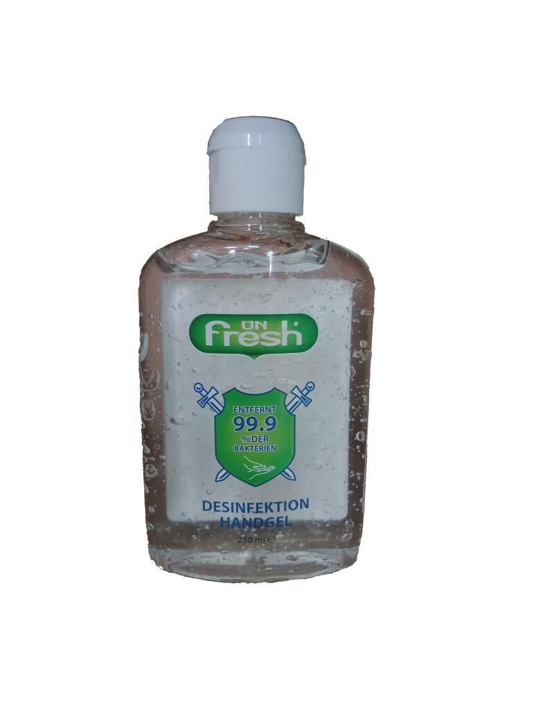 Ünfresh 250ml Antibakteriyel Jel & Dezenfektan
