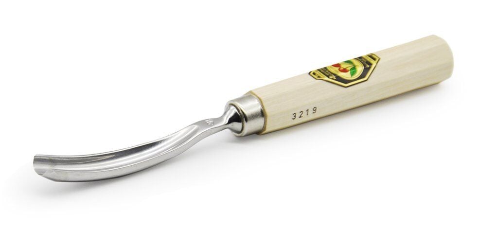 Kirschen Bükülmüş Derin Oluklu Ağız Oyma Iskarpelası Kısa 10 mm