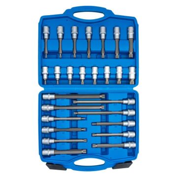 6190 1/2'' XZN Spline M-Torx Lokmalı Bits Uç Takımı 26 Parça