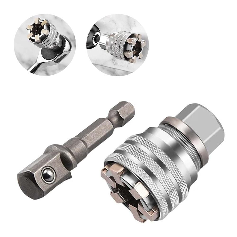 6620 3/8'' Ayarlı Lokma Anahtarı 10-19 mm (Bits Lokma Adaptörlü)