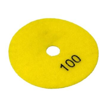 6551 Granit Mermer Taş Parlatma Polisaj Ped 100 mm - 100 Kum