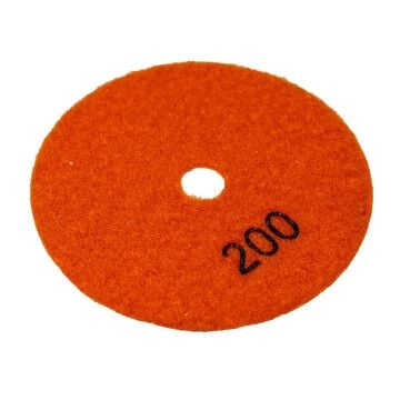 6552 Granit Mermer Taş Parlatma Polisaj Ped 100 mm - 200 Kum