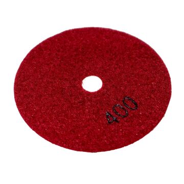 6553 Granit Mermer Taş Parlatma Polisaj Ped 100 mm - 400 Kum