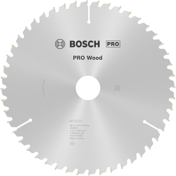 BOSCH Pro Wood 216 mm 48 Diş Ahşap Daire Testere Bıçağı