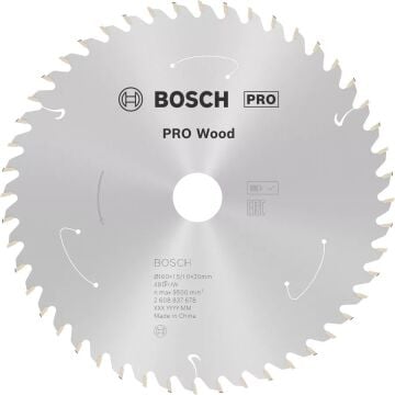 BOSCH 160x20x1,5 mm 48 Diş PRO Wood Ahşap Elmas Daire Testere Bıçağı