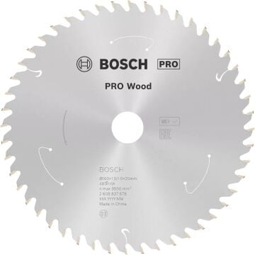 BOSCH PRO Wood  160x20x1,5 mm 48 Diş Ahşap Elmas Daire Testere Bıçağı