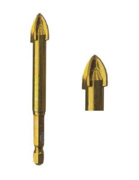 KRISTAL Ok Tipi Elmas Matkap Ucu 10 mm (Granit - Seramik - Cam Delme)