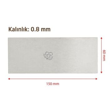 Kirschen 3800008 Ahşap Kazıyıcı Sistre Dört Köşe 0.8 mm