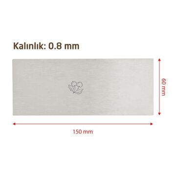 Kirschen 3800008 Ahşap Kazıyıcı Sistre Dört Köşe 0.8 mm