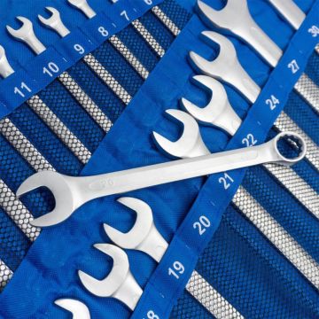 6182 Kombine Anahtar Takımı 6-32 mm 21 Parça (Bez Çantalı)
