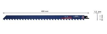 BOSCH S 2041 HM Ytong ve Tuğla Kesimi İçin Tilki Kuyruğu Testere Ucu 400 mm (1 Adet)