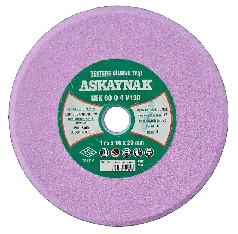 ASKAYNAK NEK Şerit Testere Bileme Taşı 175x10x20 mm
