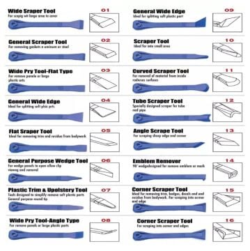 6179 Döşeme ve Trim Sökme Takımı 27 Parça