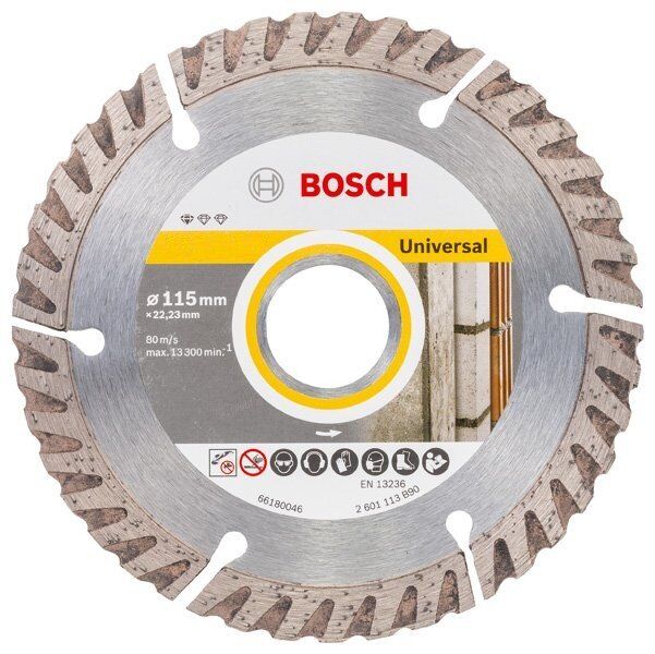 BOSCH Universal Hızlı Kesim İçin Elmas Testere 115 mm