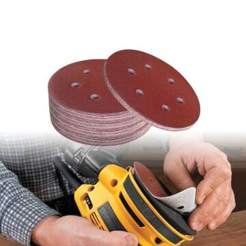 Cırtlı Zımpara 150 mm 6 Delikli (Alüminyum Oxide) 800 Kum