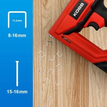KOBB KBZ200B Elektrikli Zımba ve Çivi Çakma Tabancası
