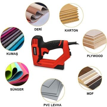 KOBB KBZ200B Elektrikli Zımba ve Çivi Çakma Tabancası