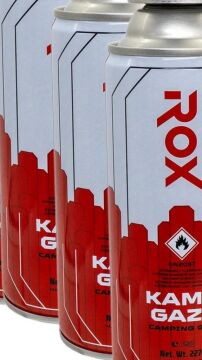 ROX Kamp Ocak Gazı Valfli Kartuş 227gr - 24 Adet