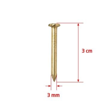 Çelik Beton Çivisi SARI 3x30 mm (100 lü Paket)