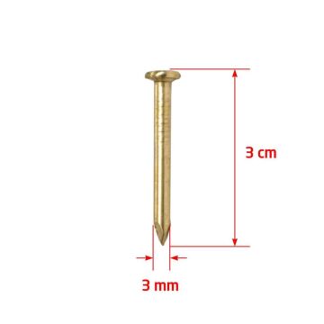 Çelik Beton Çivisi SARI 3x30 mm (100 lü Paket)