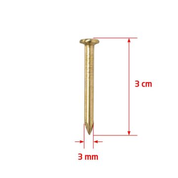 Çelik Beton Çivisi SARI 3x30 mm (100 lü Paket)