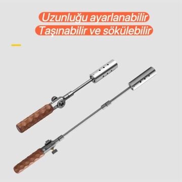 6619 Uzatmalı Pürmüz Tabancası (Vidalı ve Kartuş Tüp Uyumlu)