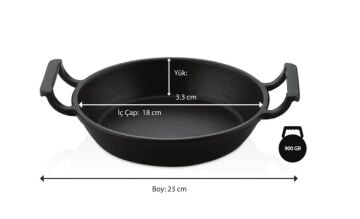 DEFONTE Döküm Yumurta Tavası 18 cm