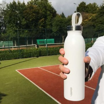 ALADDIN Chilled Thermavac™ Çelik Soğuk Su Termosu Beyaz 0.55 Lt