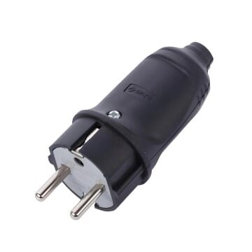 Kauçuk Erkek Fiş Monofaze 1x16A (220V)