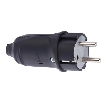 Kauçuk Erkek Fiş Monofaze 1x16A (220V)