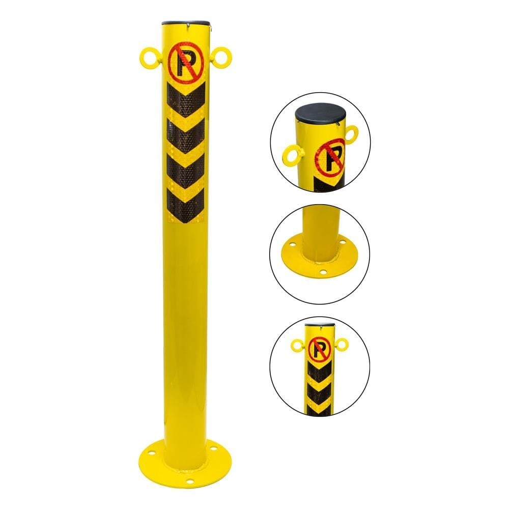 Metal Sabit Delinatör Otopark Demiri 75 cm (Kulaklı)