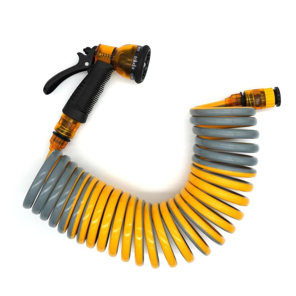 DAYE DY5910S Spiral Bahçe Sulama Hortum Seti 10 mt