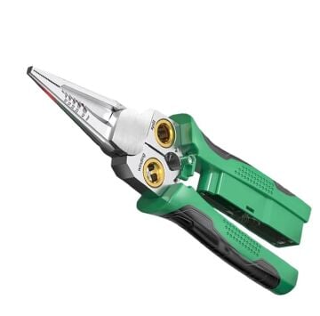 6504 Çok Amaçlı 8 Fonksiyonlu Elektrikçi Kablo Soyma Kesme Pensesi