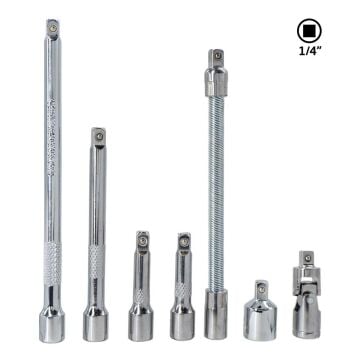 6497 1/4'' Lokma Uzatma Arakol Adaptör Seti 7 Parça