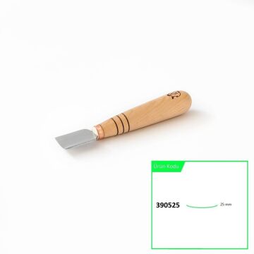 STRYI 390525 Kısa Tip Sığ Oluklu Ahşap Oyma Iskarpelası 25 mm