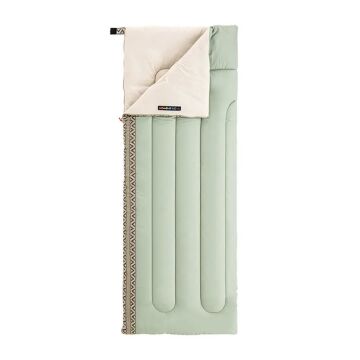 NATUREHIKE L 150 Zarf Tarzı Pamuklu Uyku Tulumu -4 Derece (Haki-Sol)
