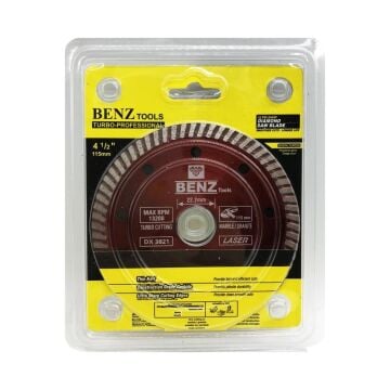 Benz Turbo 115 mm İnce Çapaksız Mermer Granit Kalebodur Fayans Kesici
