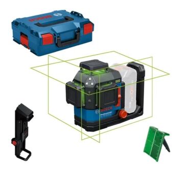 BOSCH GLL 18V-120-33 CG Akülü Yeşil Lazer Terazi 3x360 Derece (Akü ve Şarj Aleti Hariç)