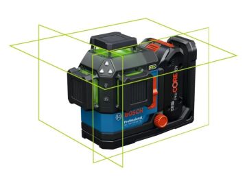 BOSCH GLL 18V-120-33 CG Akülü Yeşil Lazer Terazi 3x360 Derece (Akü ve Şarj Aleti Hariç)
