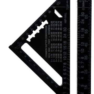 Rox Wood 0023 Alüminyum Üçgen Marangoz Gönye 175 mm