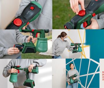 BOSCH UniversalSpray 18V-300 Akülü Boya Tabancası (Akü ve Şarj Cihazı Hariç)