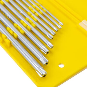 6478 Uzun Tip Delikli Torx L Allen Anahtar Takımı 9 Parça