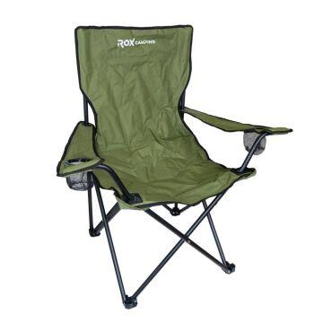 Rox Camping Katlanır Kamp Sandalyesi- Yeşil
