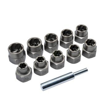 6124 Hasarlı Civata ve Somun Sökme 1/2'' Lokma Takımı 11 Parça