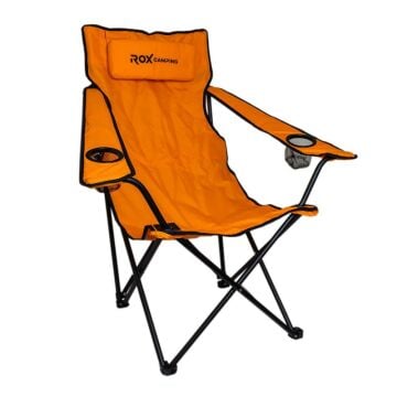 ROX CAMPING KATLANIR KAMP SANDALYESİ - TURUNCU